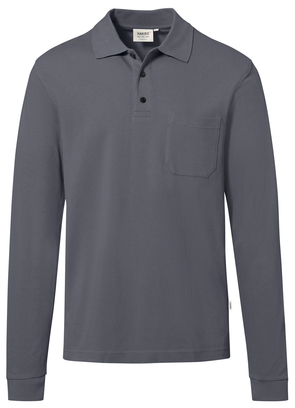 Hakro Pocket-Longsleeve-Polo Mikralinar Eco