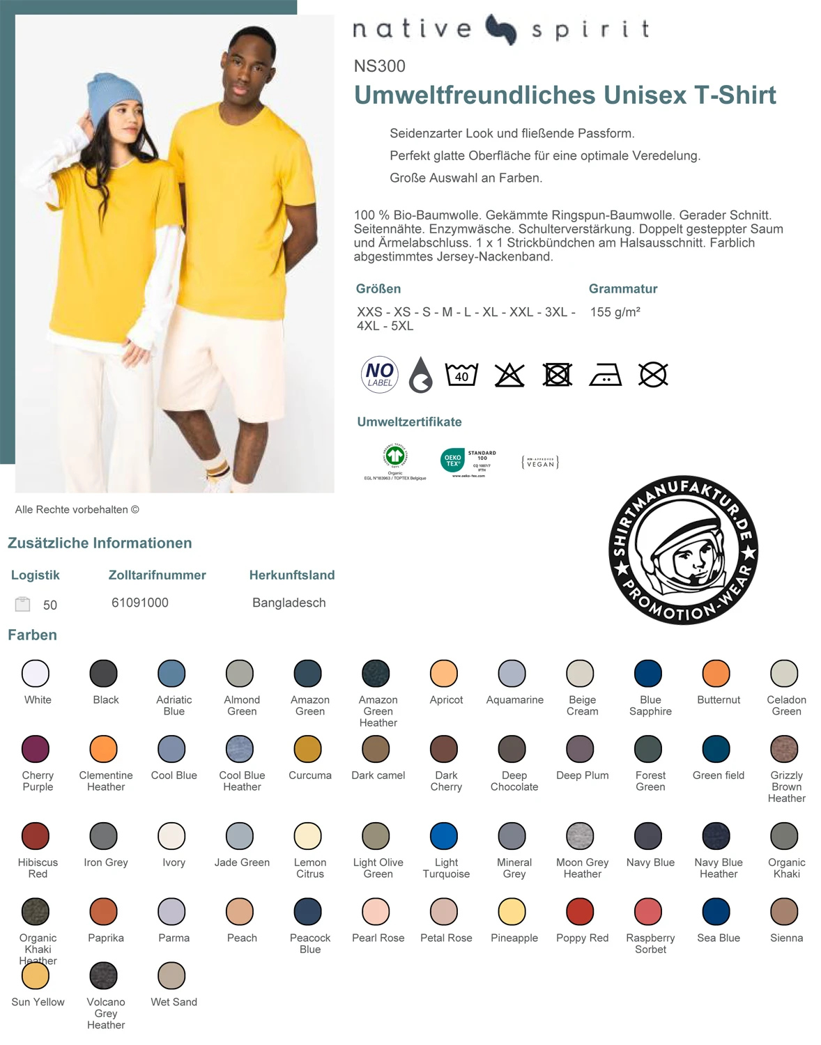 Native Spirit Unisex 150 T-Shirt