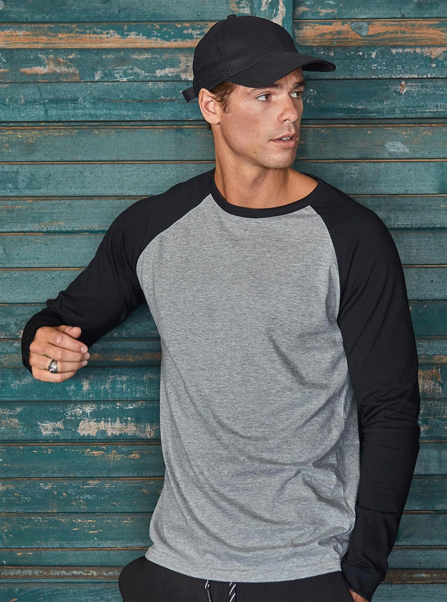 Tee Jays Mens Baseball Tee