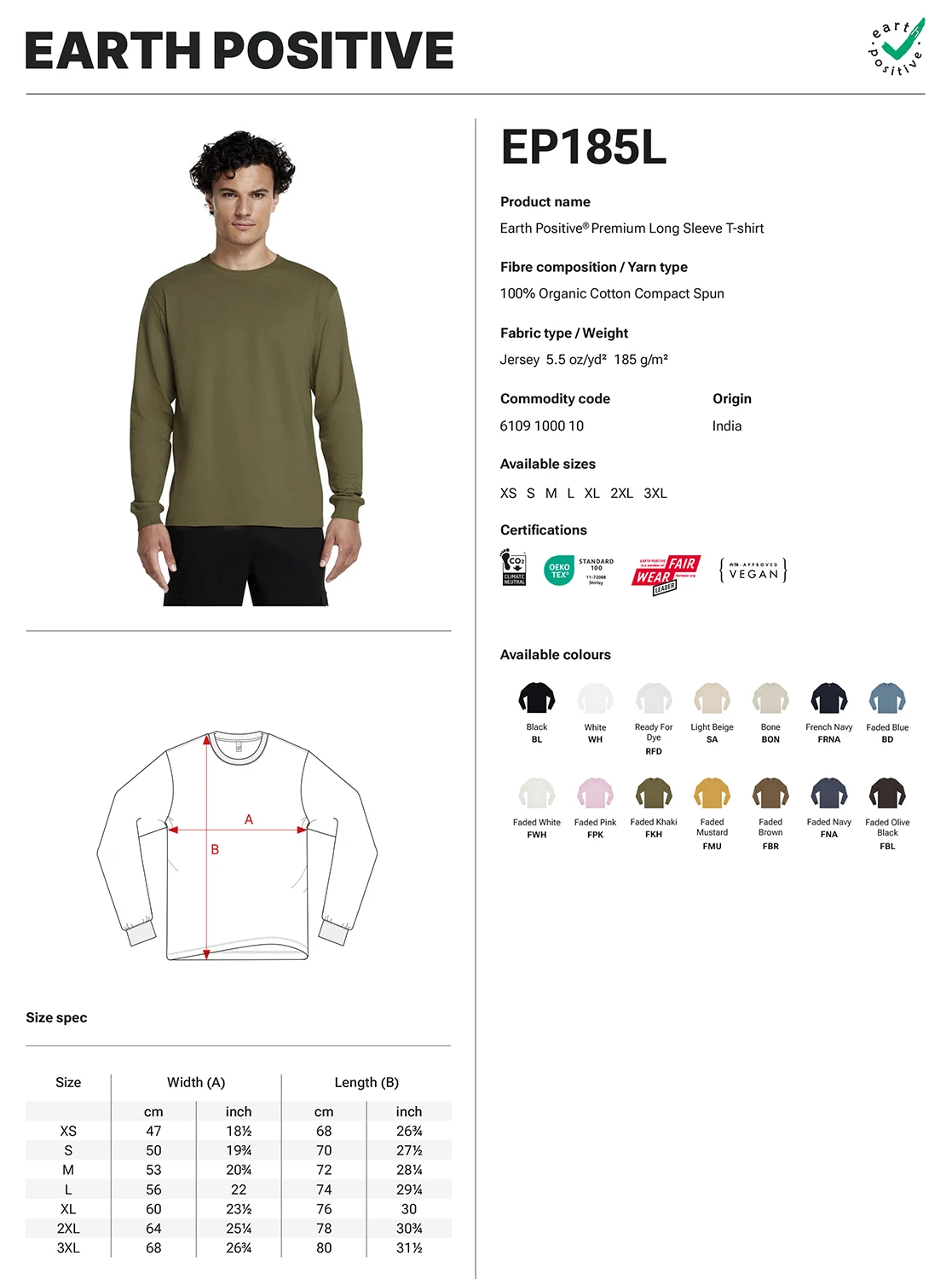 Earth Positive Premium Longsleeve