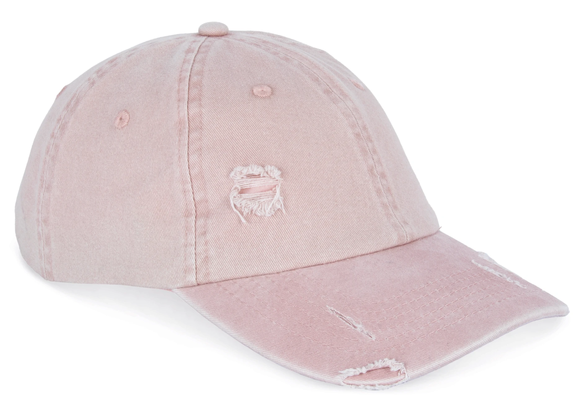 Native Spirit Organic 6-Panel Cap Torn Look