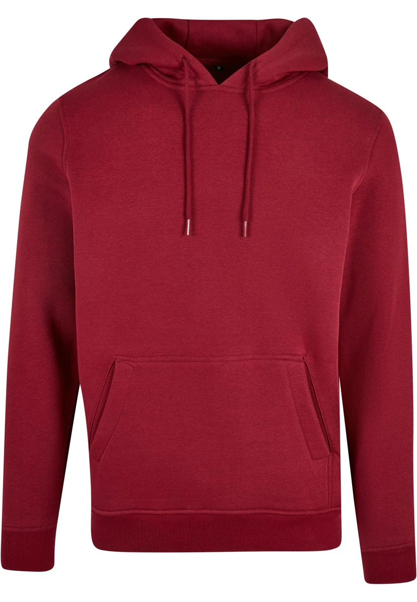 Build Your Brand Heavy Hoody, BY011 burgundy