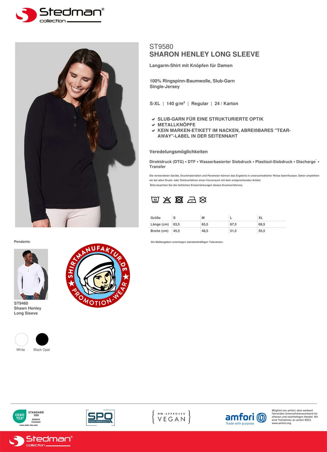 Stedman Women Sharon Henley Longsleeve