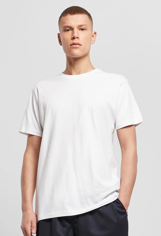 Build Your Brand, Back Seam T-Shirt BY133, weiss