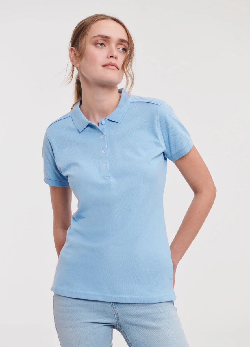 Russell Ladies Stretch Polo