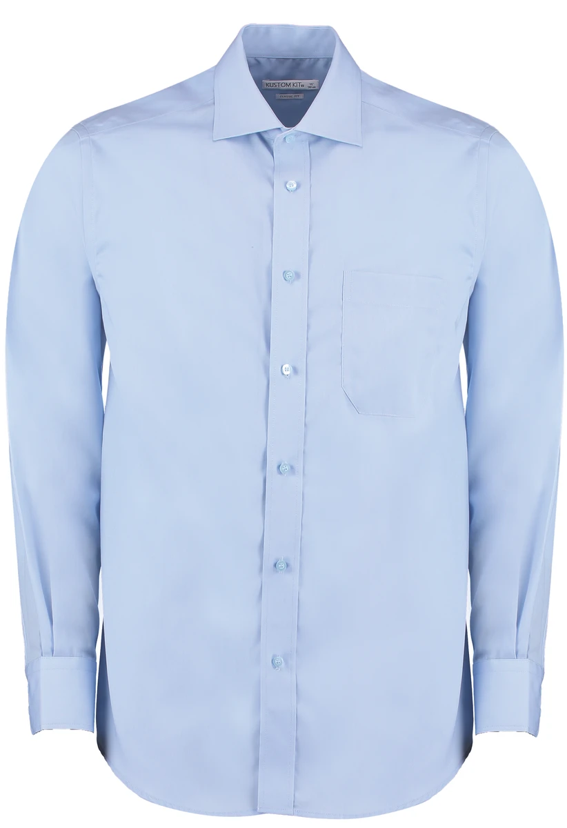 Kustom Kit Classic Fit Non Iron Shirt Longsleeve
