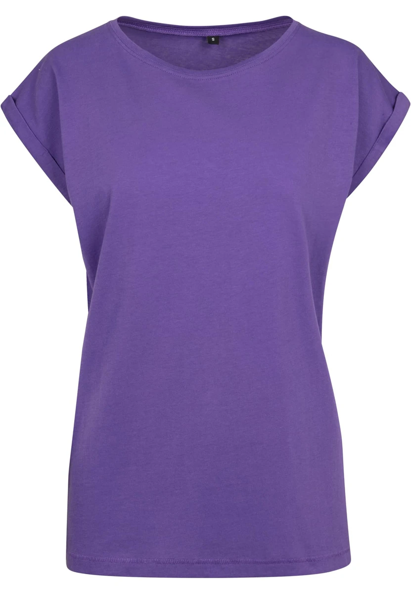 Build Your Brand Ladies Extended Shoulder Tee