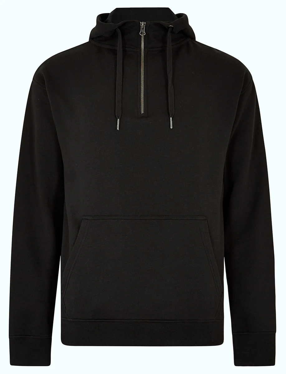 Kustom Kit Regular Fit 1/4 Zip Hoodie