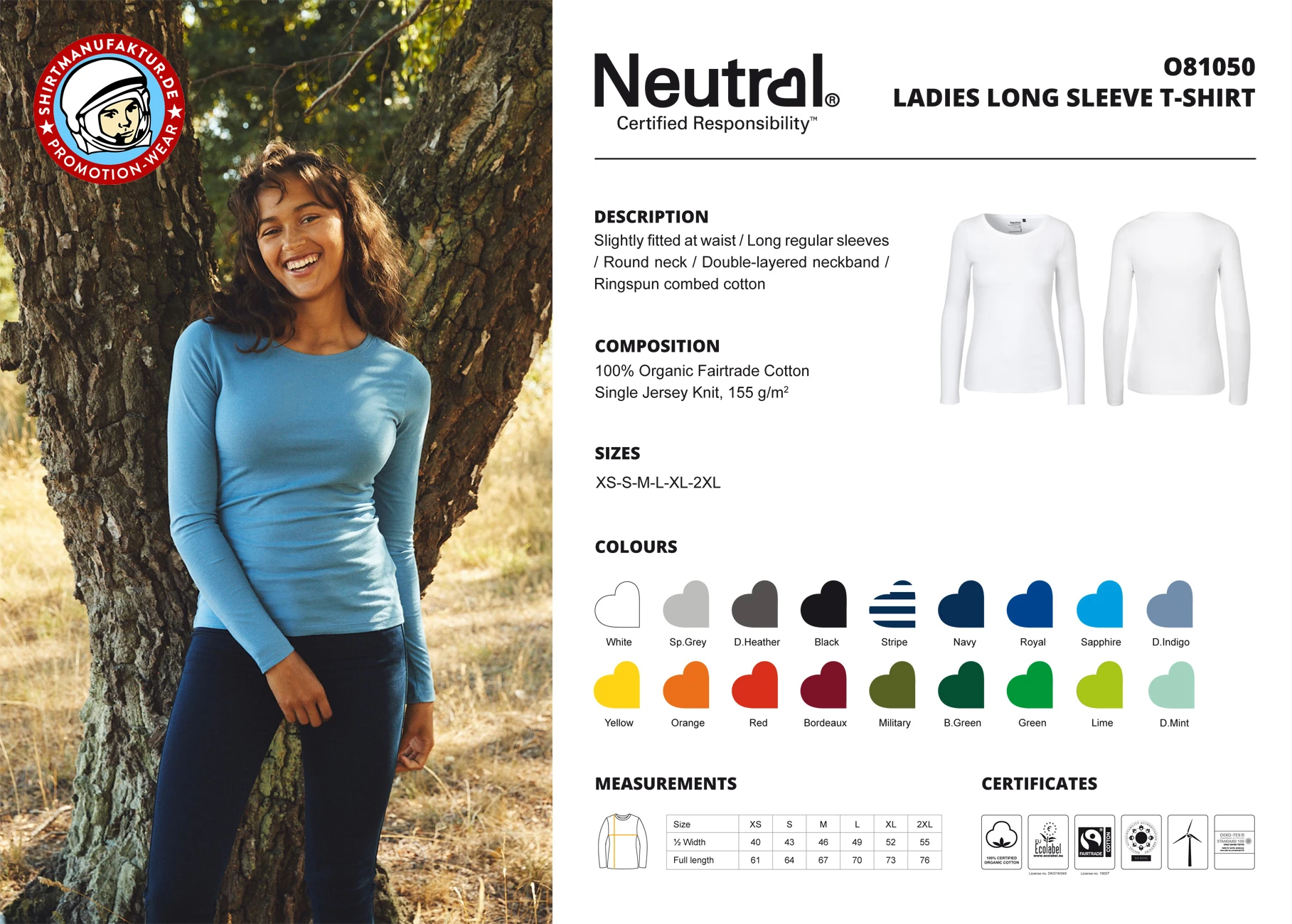 Neutral Ladies Longsleeve T-Shirt
