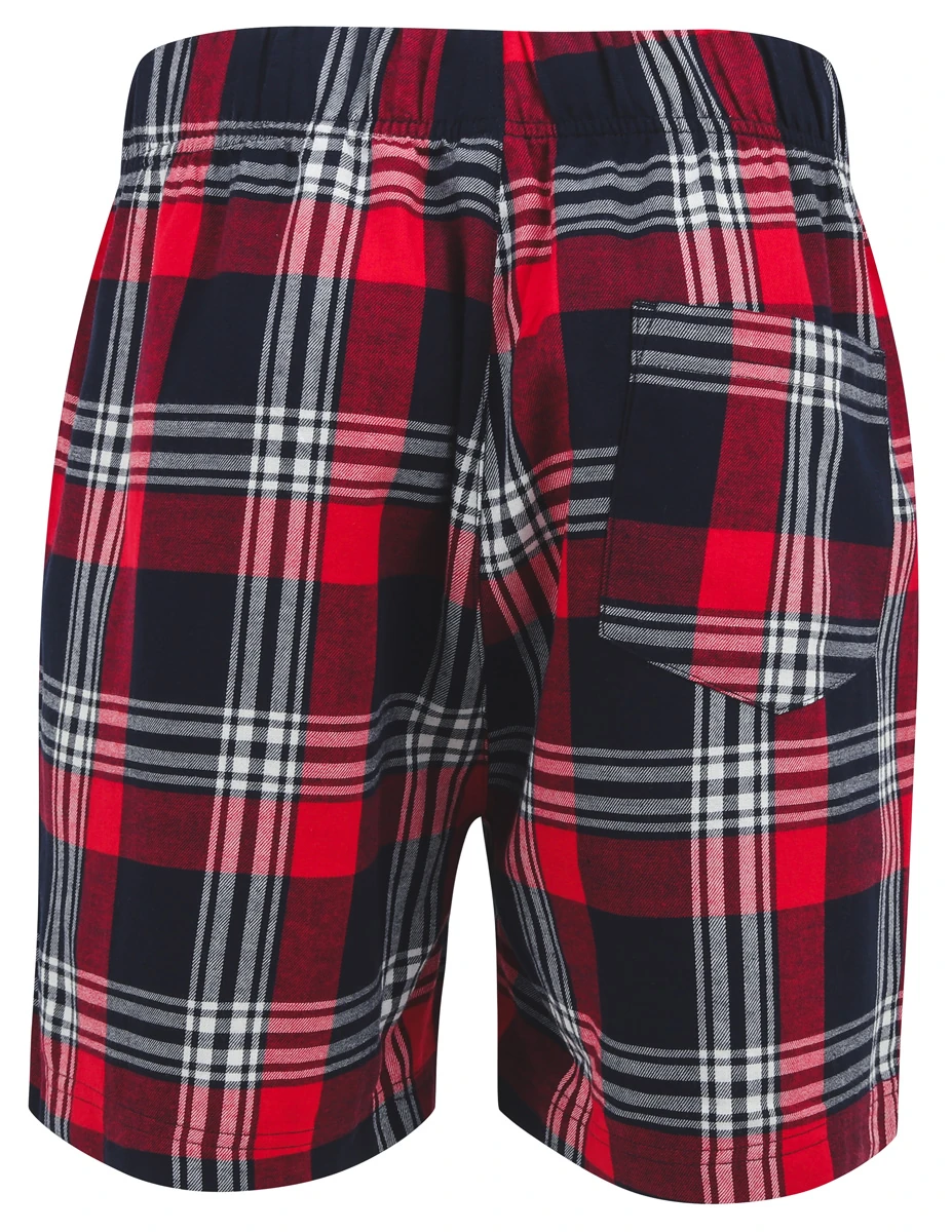 SkinniFit Mens Tartan Lounge Shorts