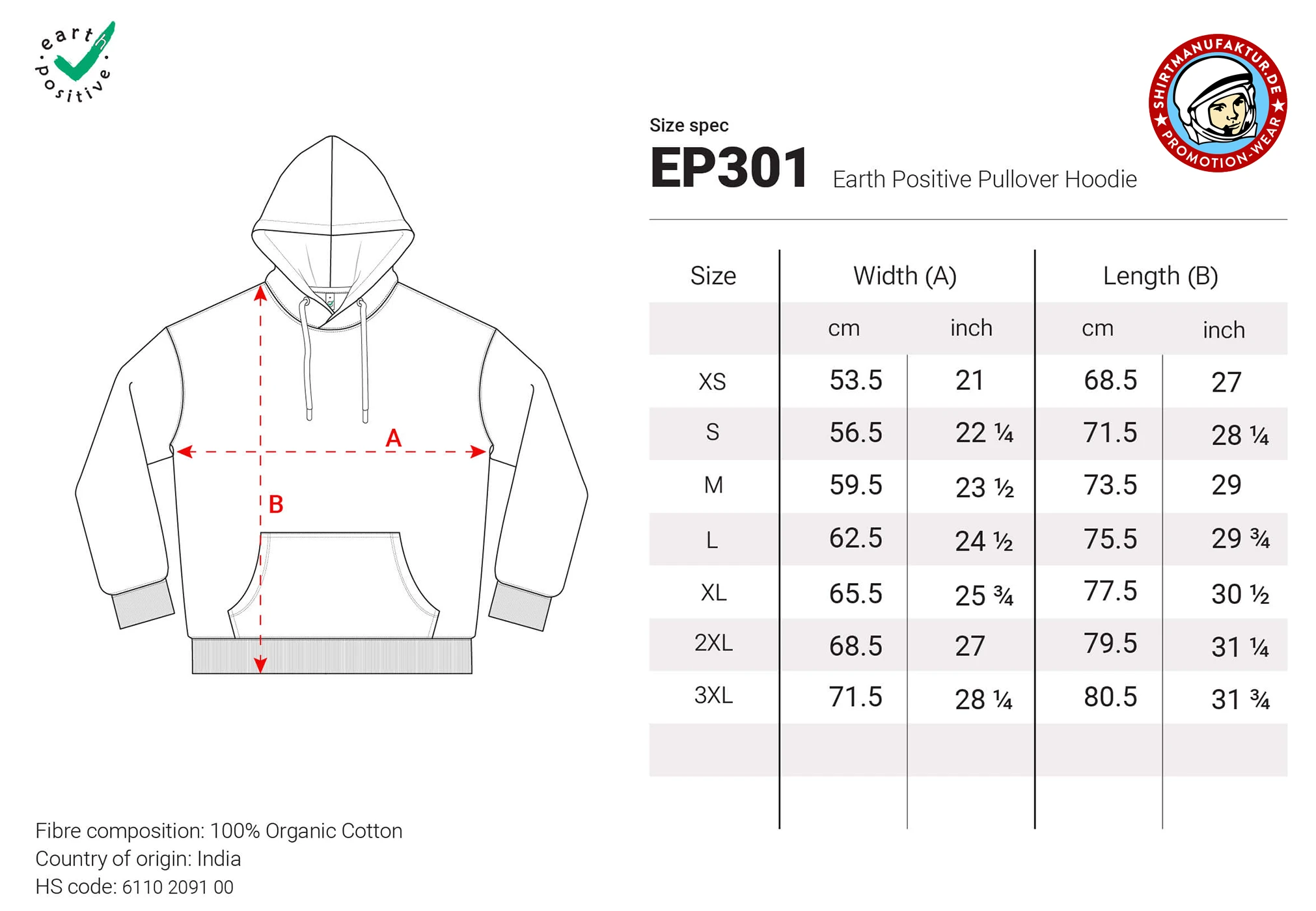 Earth Positive Hoodie