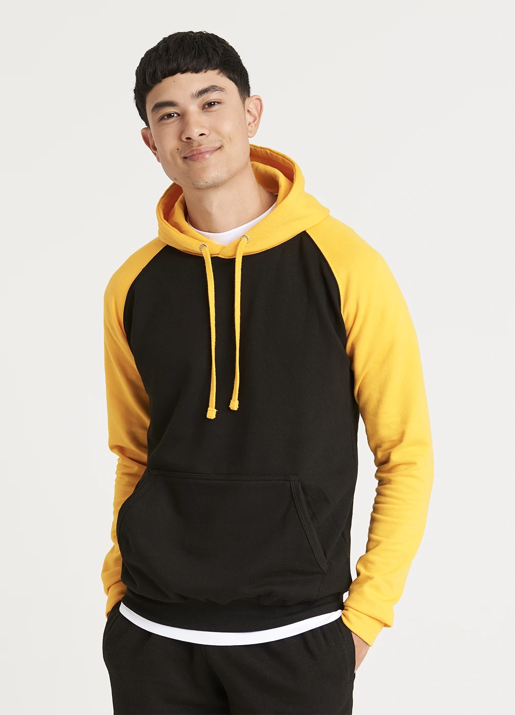 Just Hoods Baseball Hoodie Just Hoods Baseball Hoodie
