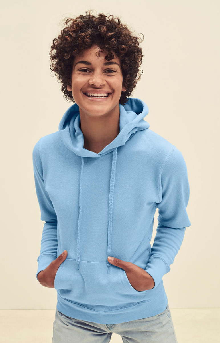Fruit of the Loom Ladies Classic Hooded Sweat 