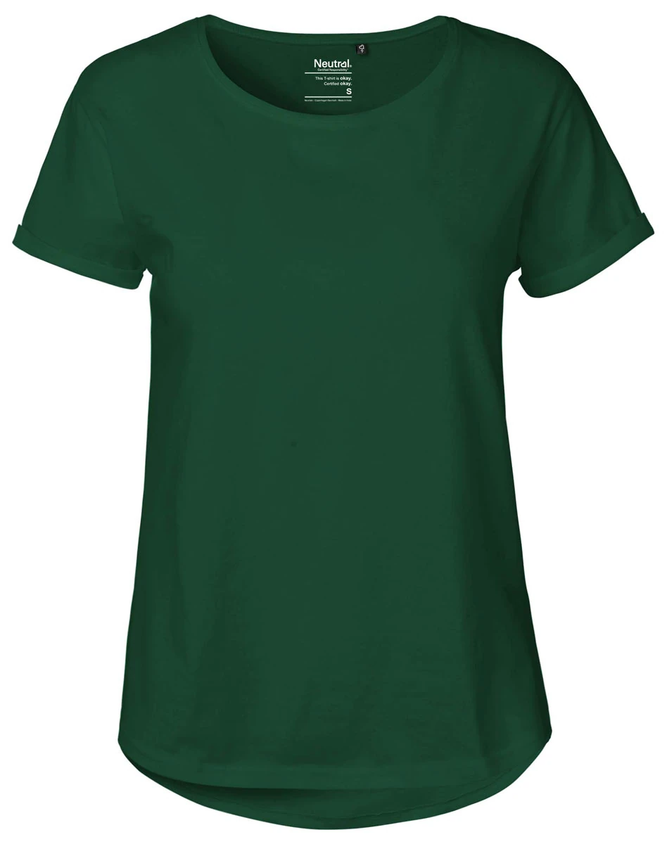 Neutral Ladies Roll Up Sleeve T-Shirt