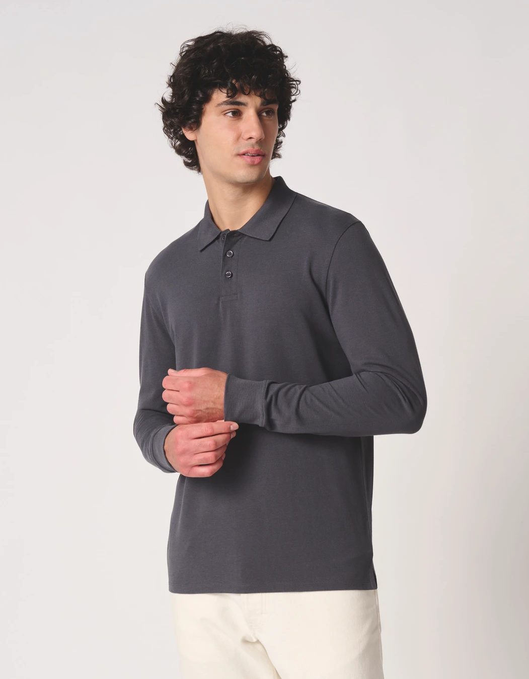 Ideal Basic Mens Longsleeve Piqué 180 Polo