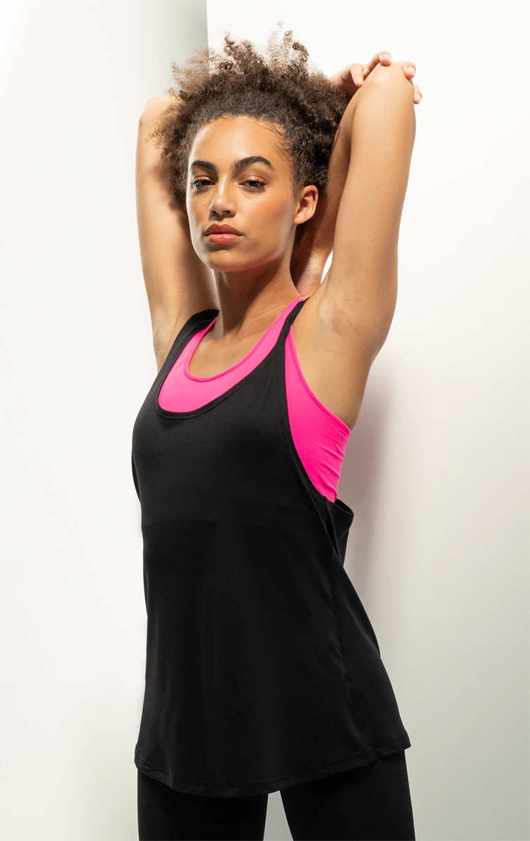 SkinniFit Womens Fashion Workout Vest