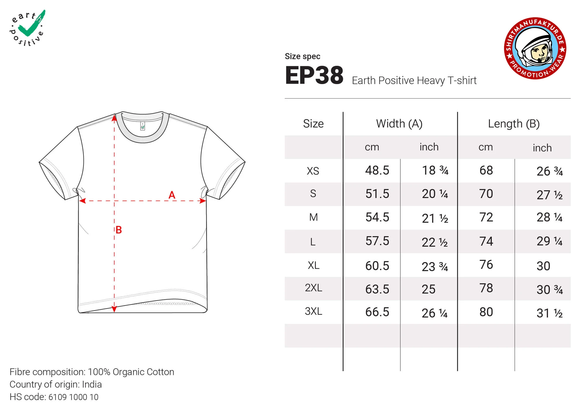 Earth Positive Heavy T-Shirt