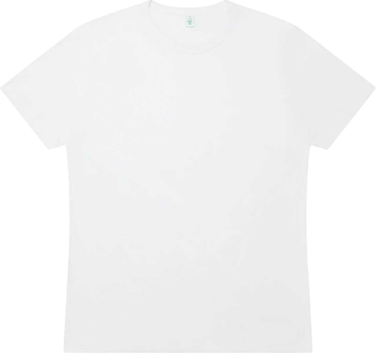 das bild zeigt ein weißes bambus t-shirt, Earth Positive EP185