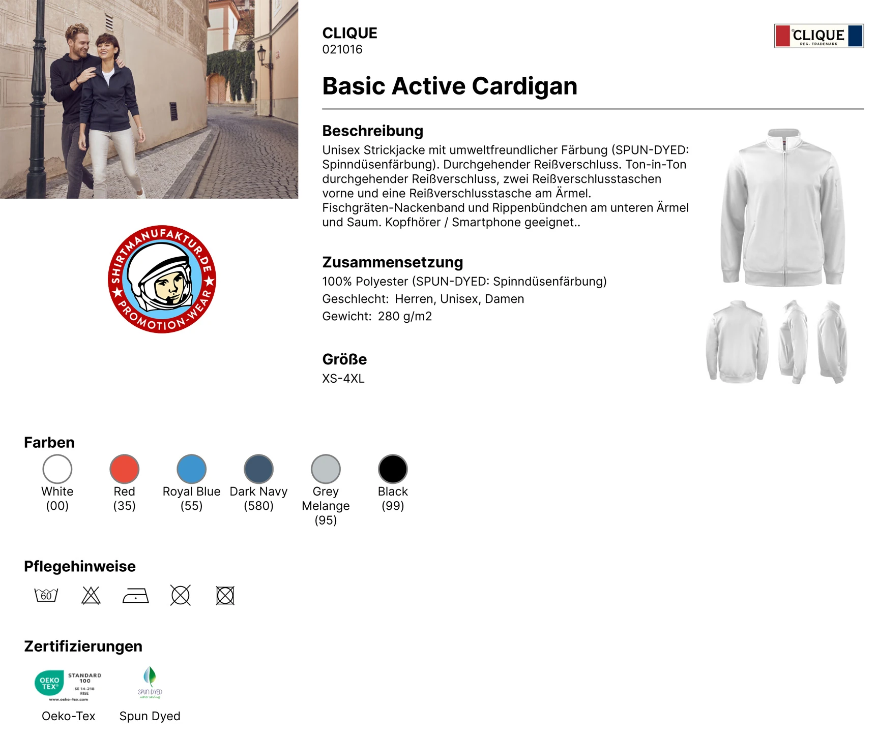 Clique Basic Active Cardigan