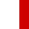 white / red