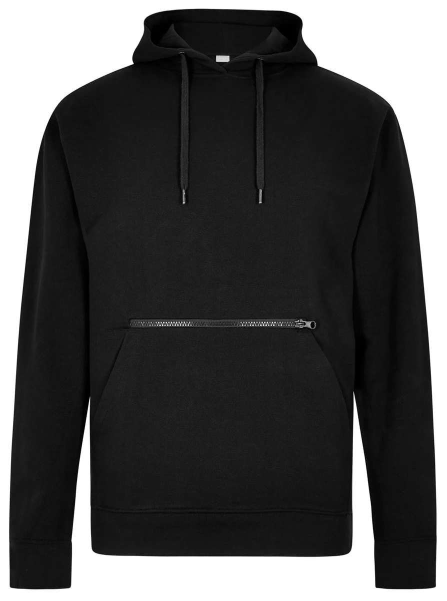 Kustom Kit Regular Fit Pique Hoodie with Zipped Pocket