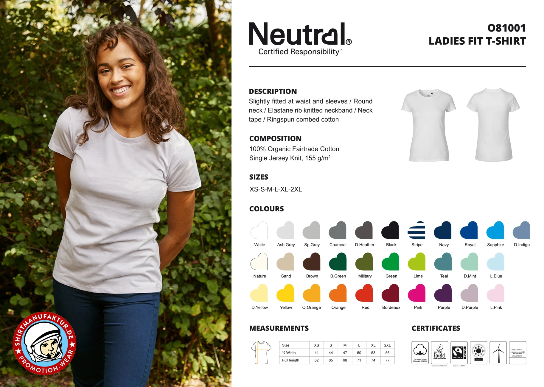 Neutral Ladies Fit T-Shirt
