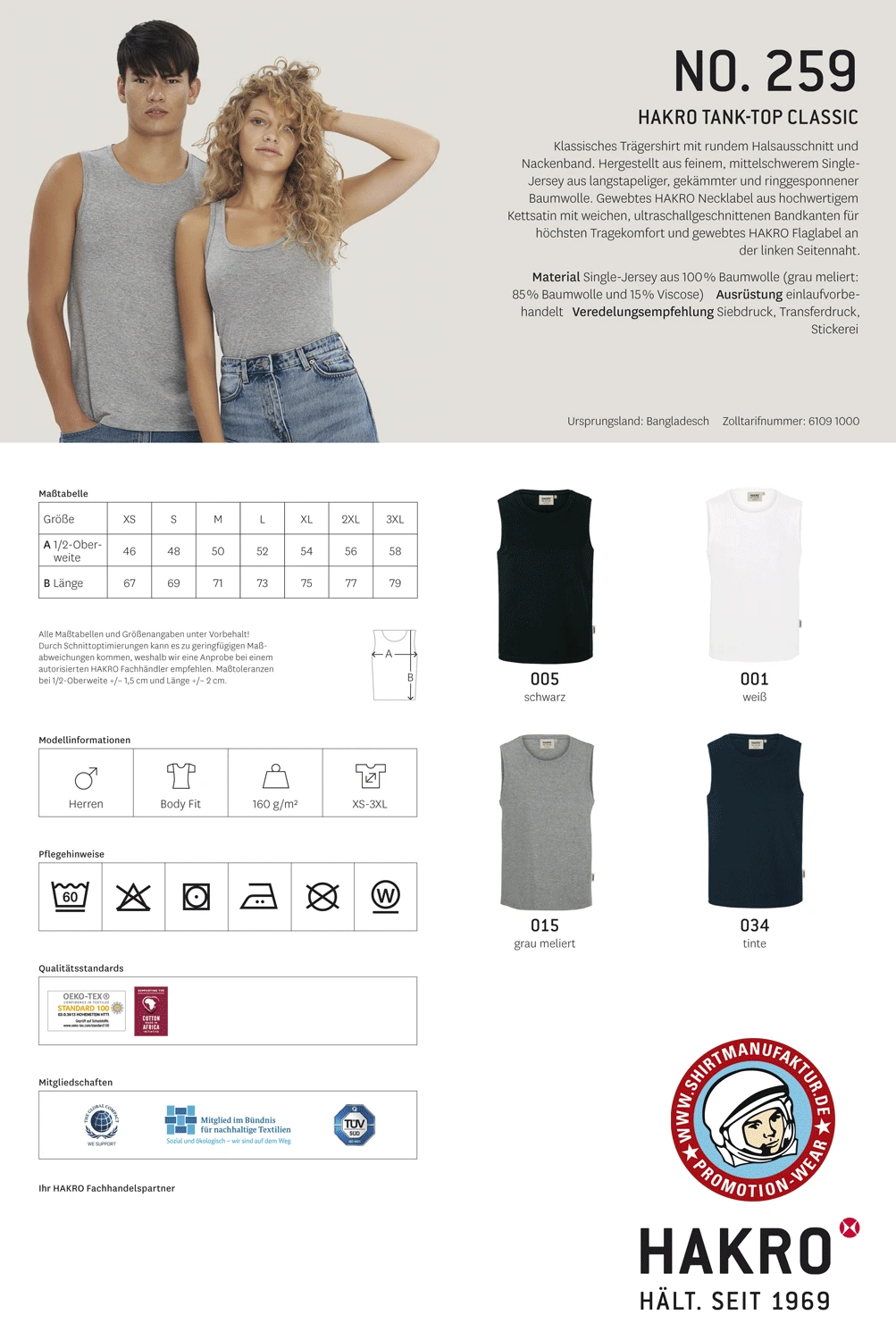 Hakro Tank-Top Classic