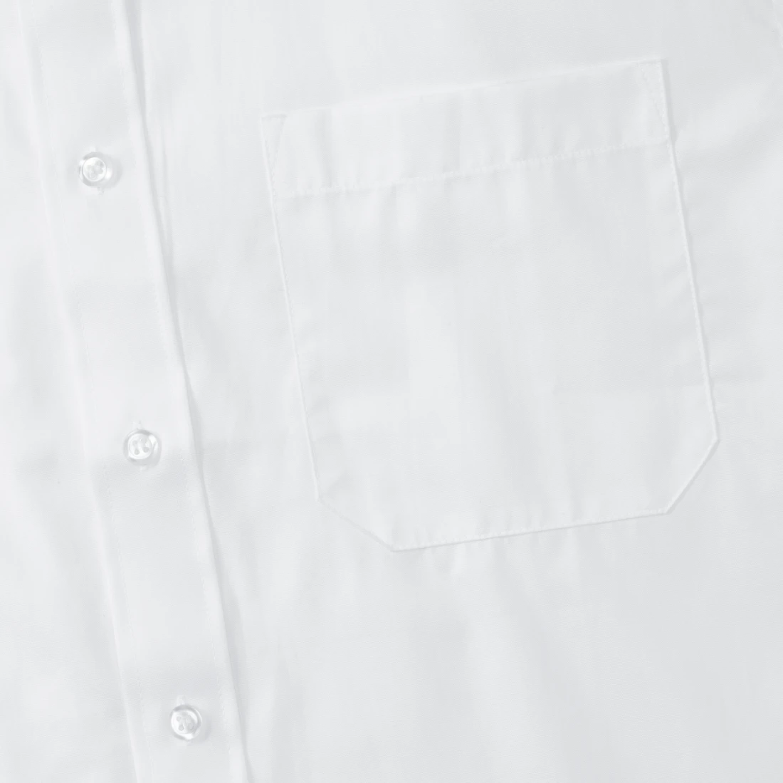 Russell Mens Pure Cotton Longsleeve Poplin Shirt