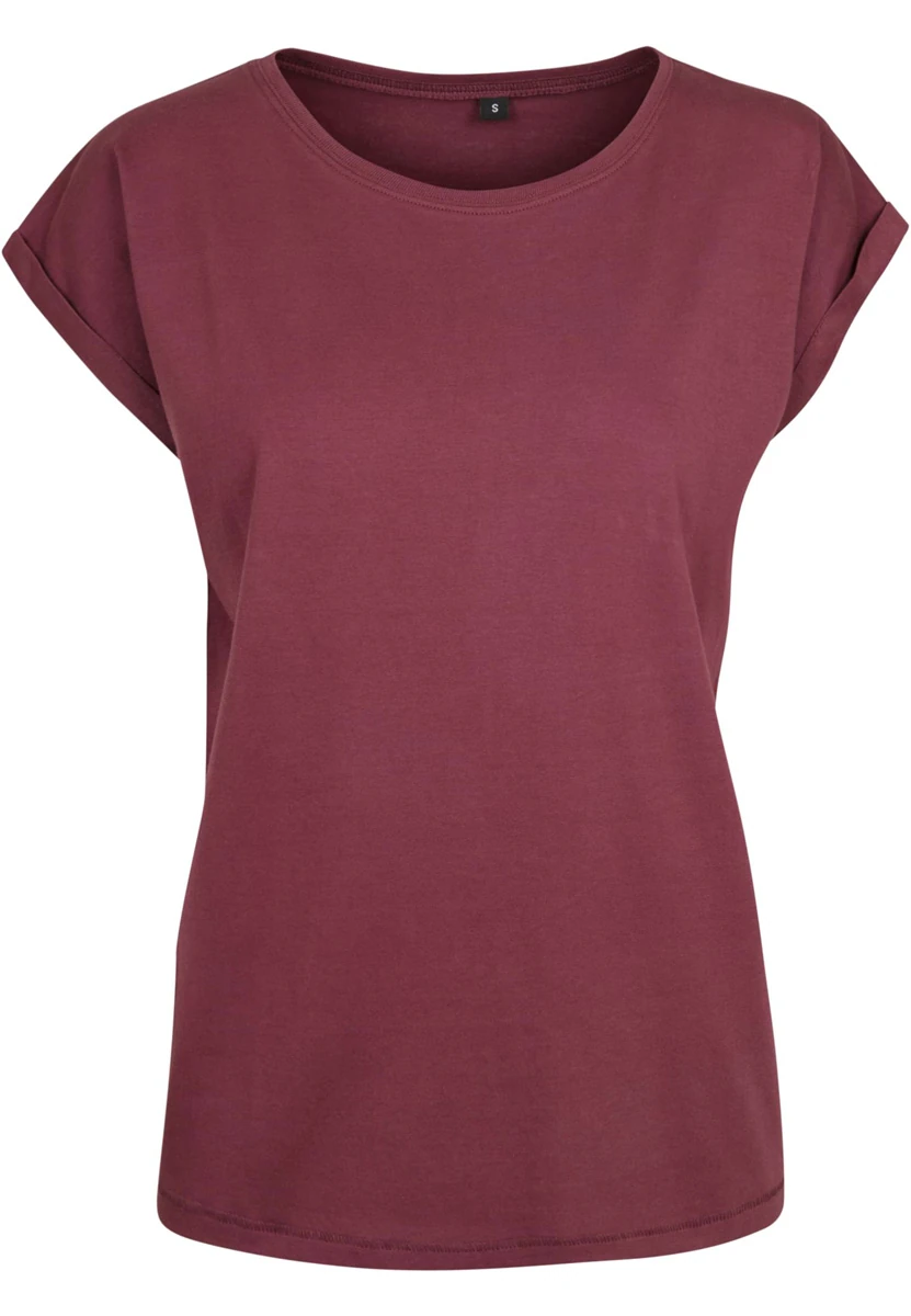 Build Your Brand Ladies Extended Shoulder Tee