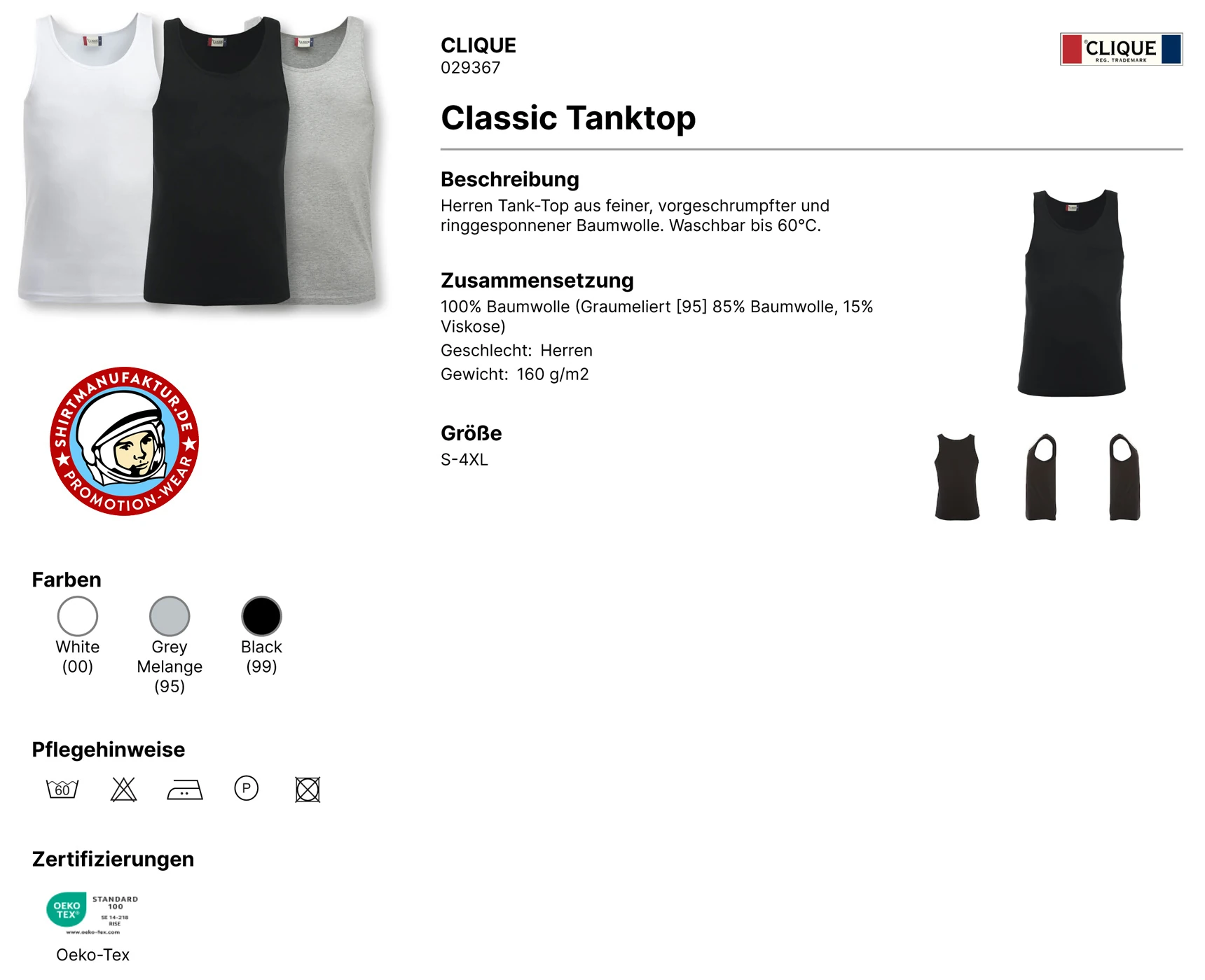 Clique Classic Tanktop