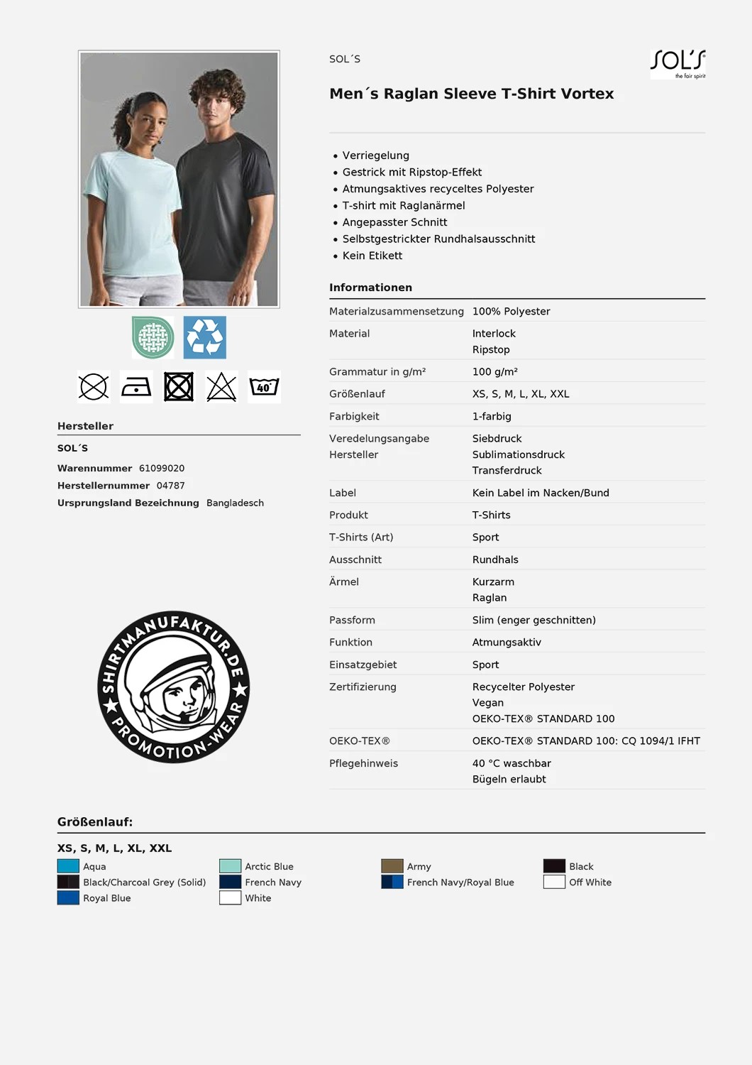 Sol's Vortex Raglan T-Shirt