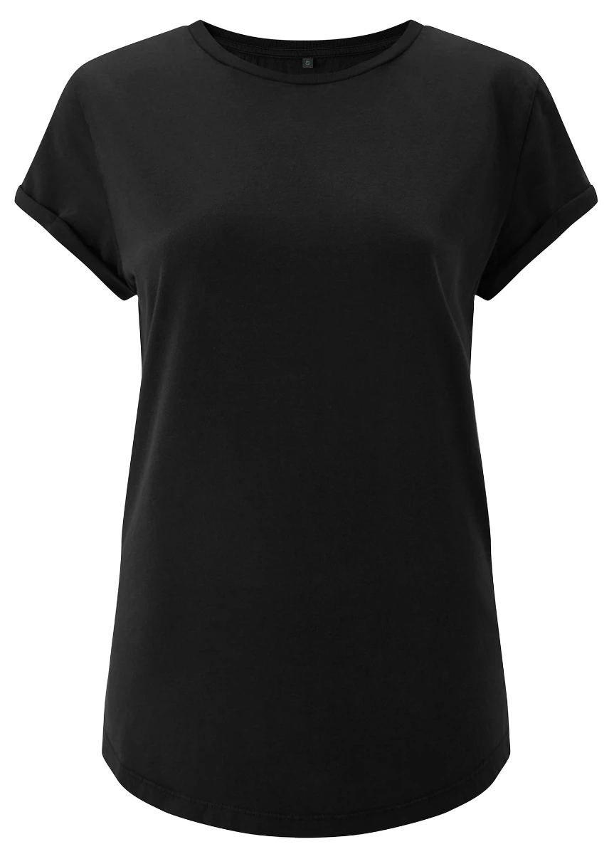 Earth Positve Womens Rolled Sleeve T-Shirt