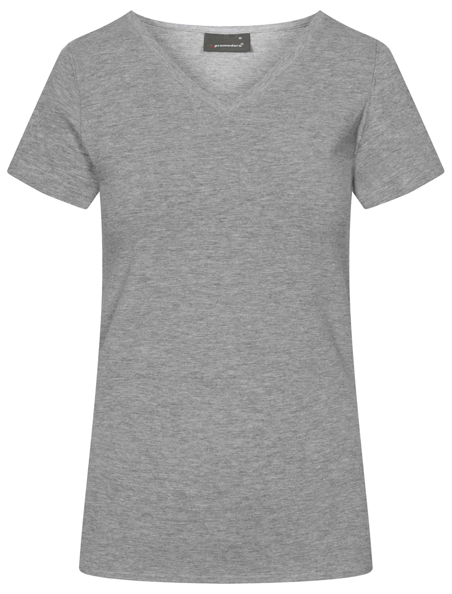 Promodoro Womens Slim Fit V-Neck-T Long