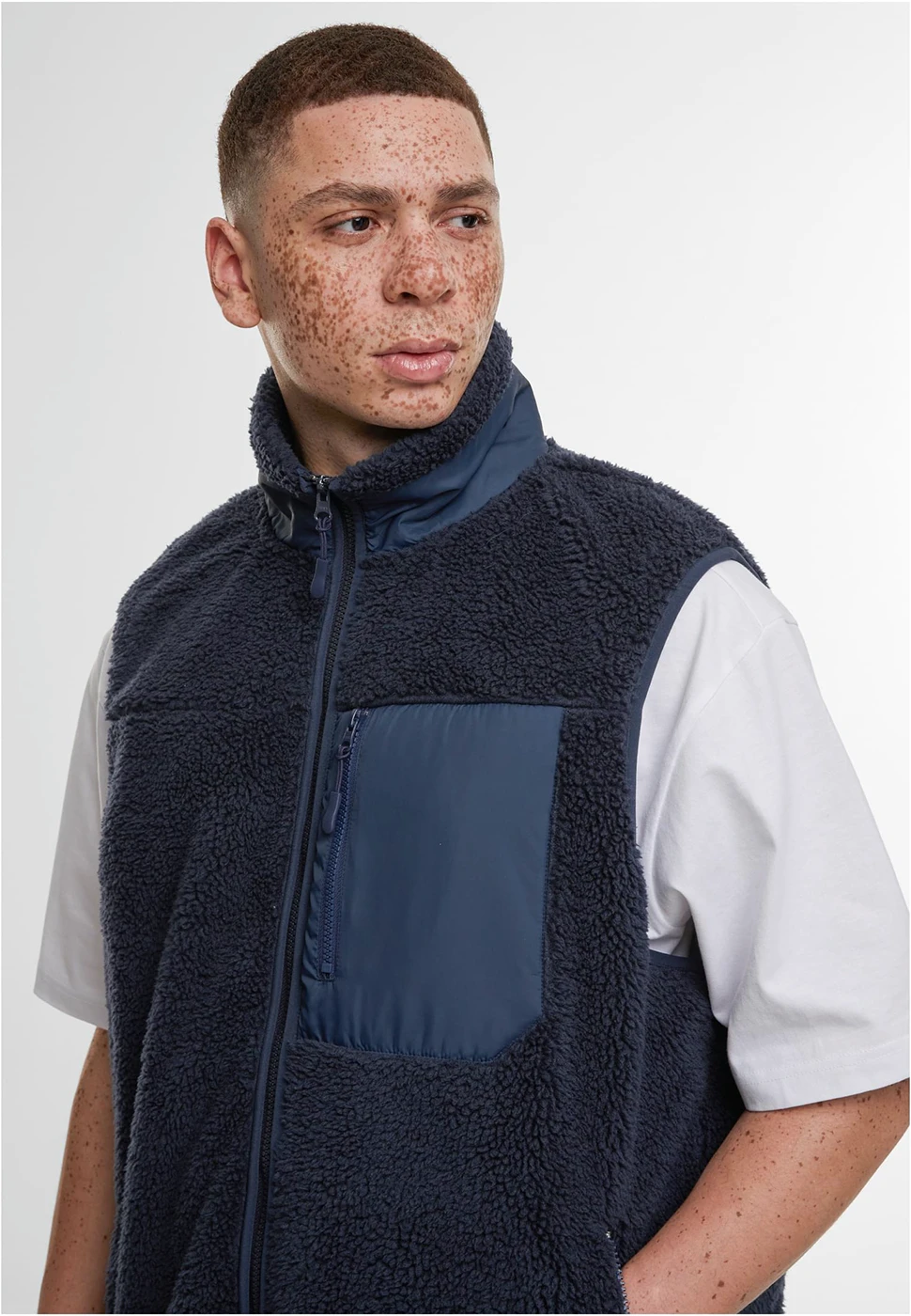 Build Your Brand Bonded Sherpa Vest Build Your Brand Bonded Sherpa Vest