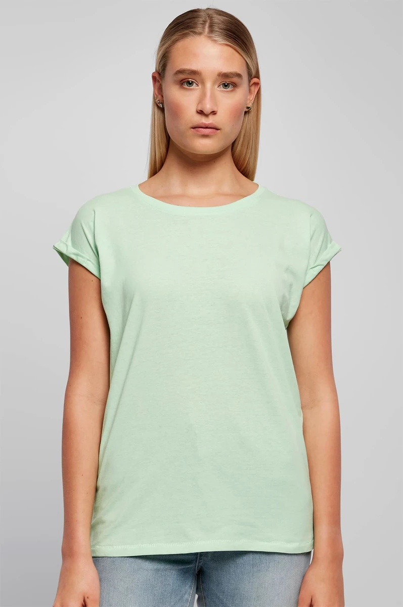 Build Your Brand Ladies Extended Shoulder Tee