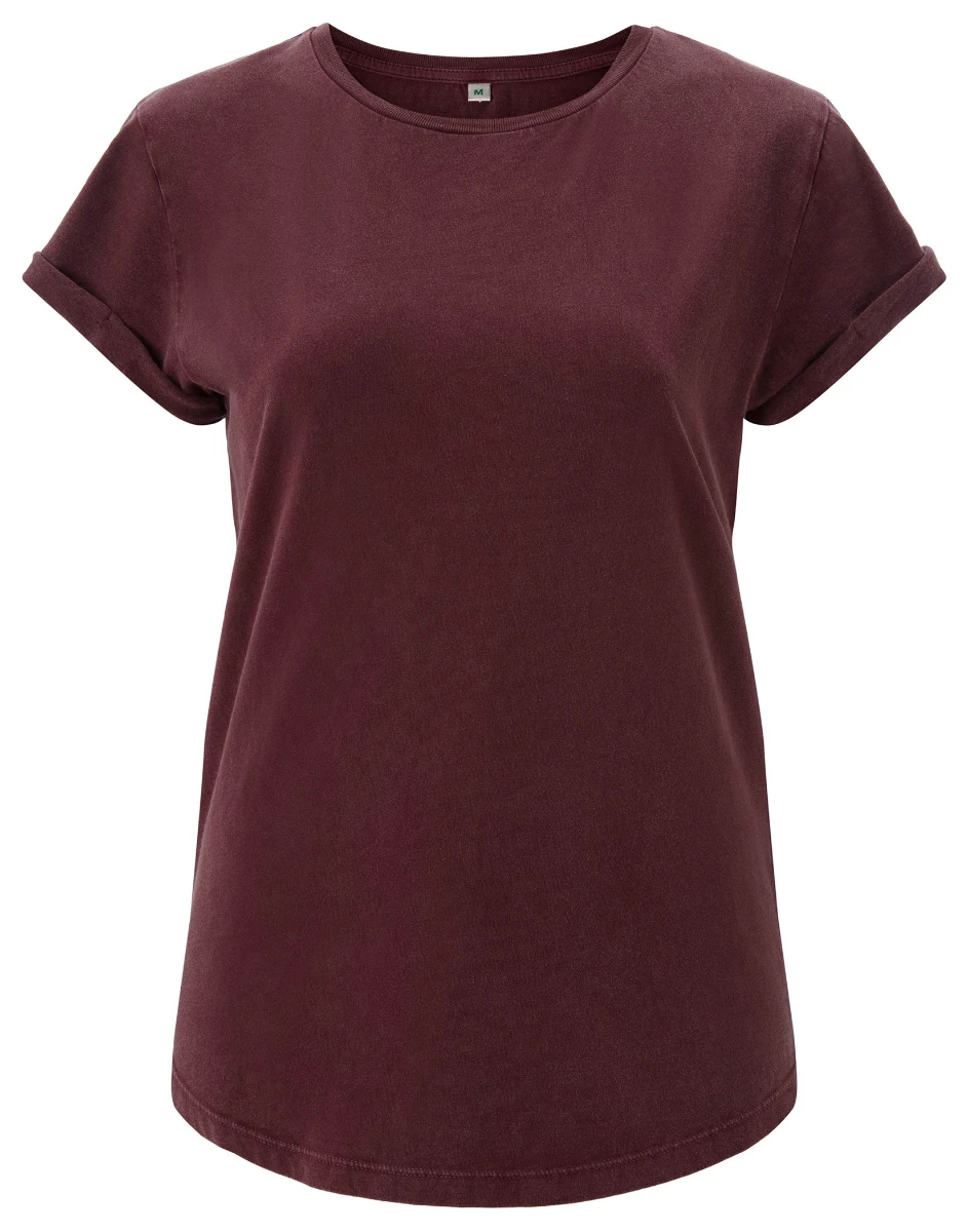 Earth Positve Womens Rolled Sleeve T-Shirt