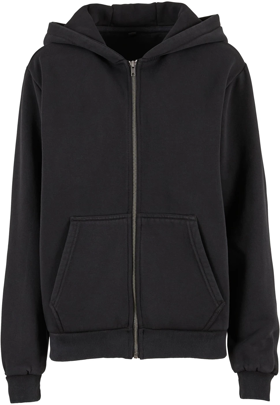 Build Your Brand Ladies Vintage Heavy Zip Hoodie