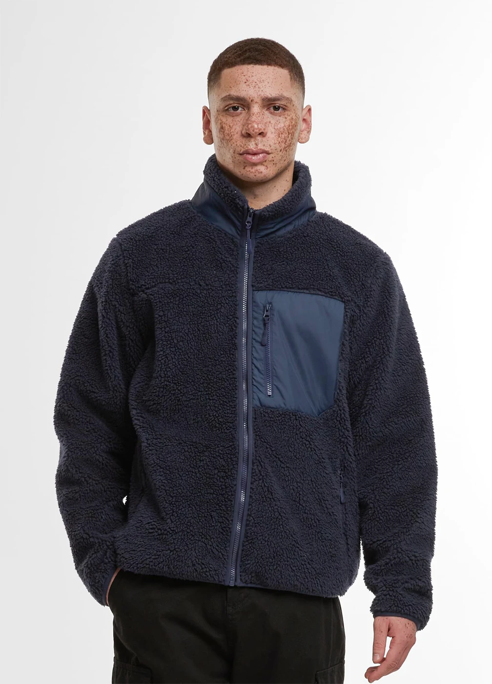 Build Your Brand Bonded Sherpa Jacket Build Your Brand Bonded Sherpa Jacket