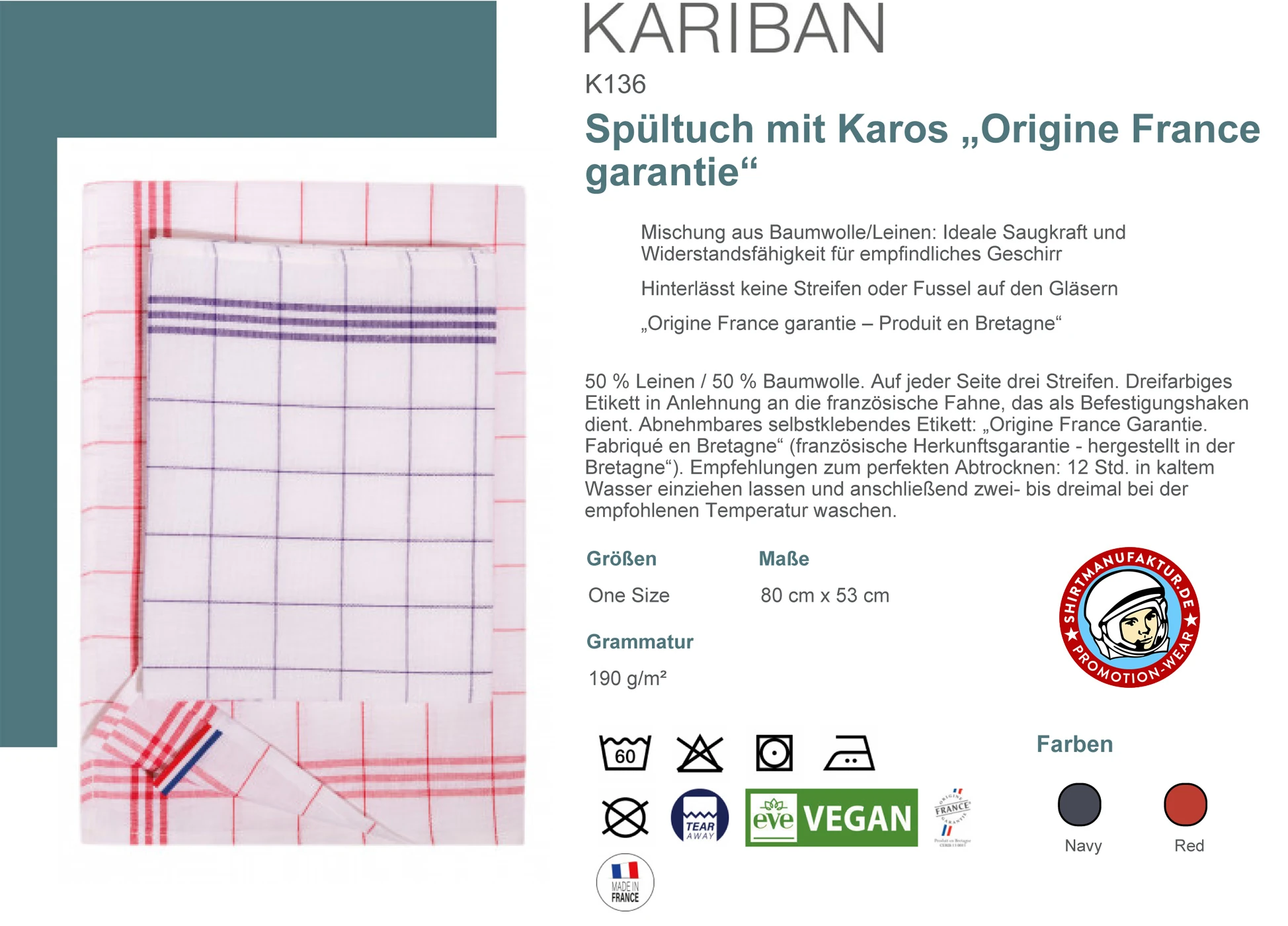 Kariban Spültuch