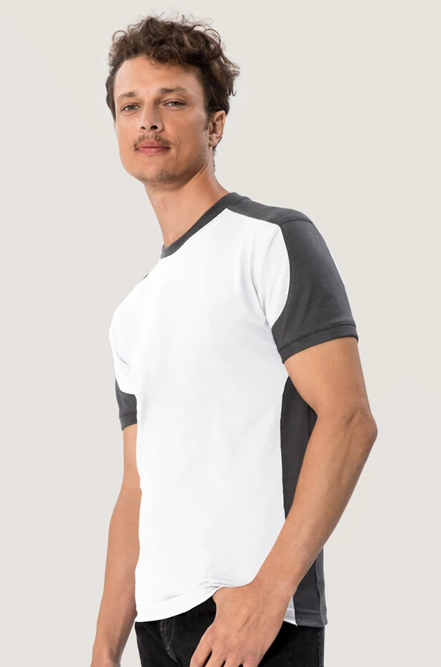 Hakro T-Shirt Contrast Mikralinar