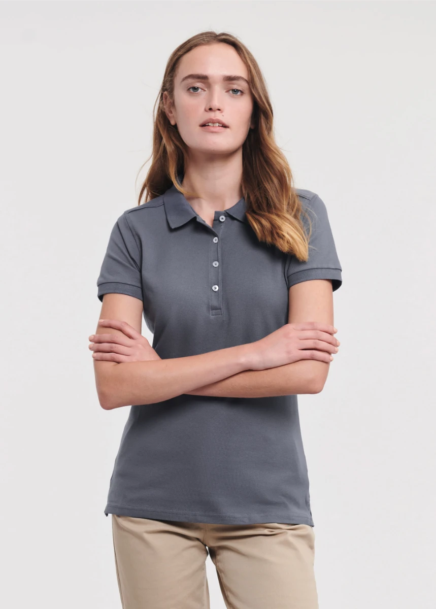 Russell Ladies Stretch Polo