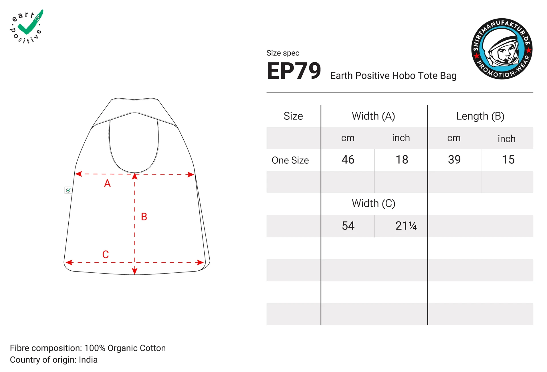Earth Positive Hobo Bag
