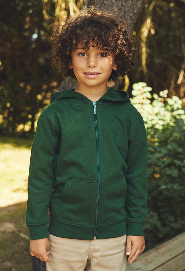 Neutral Kids Zip Hoodie