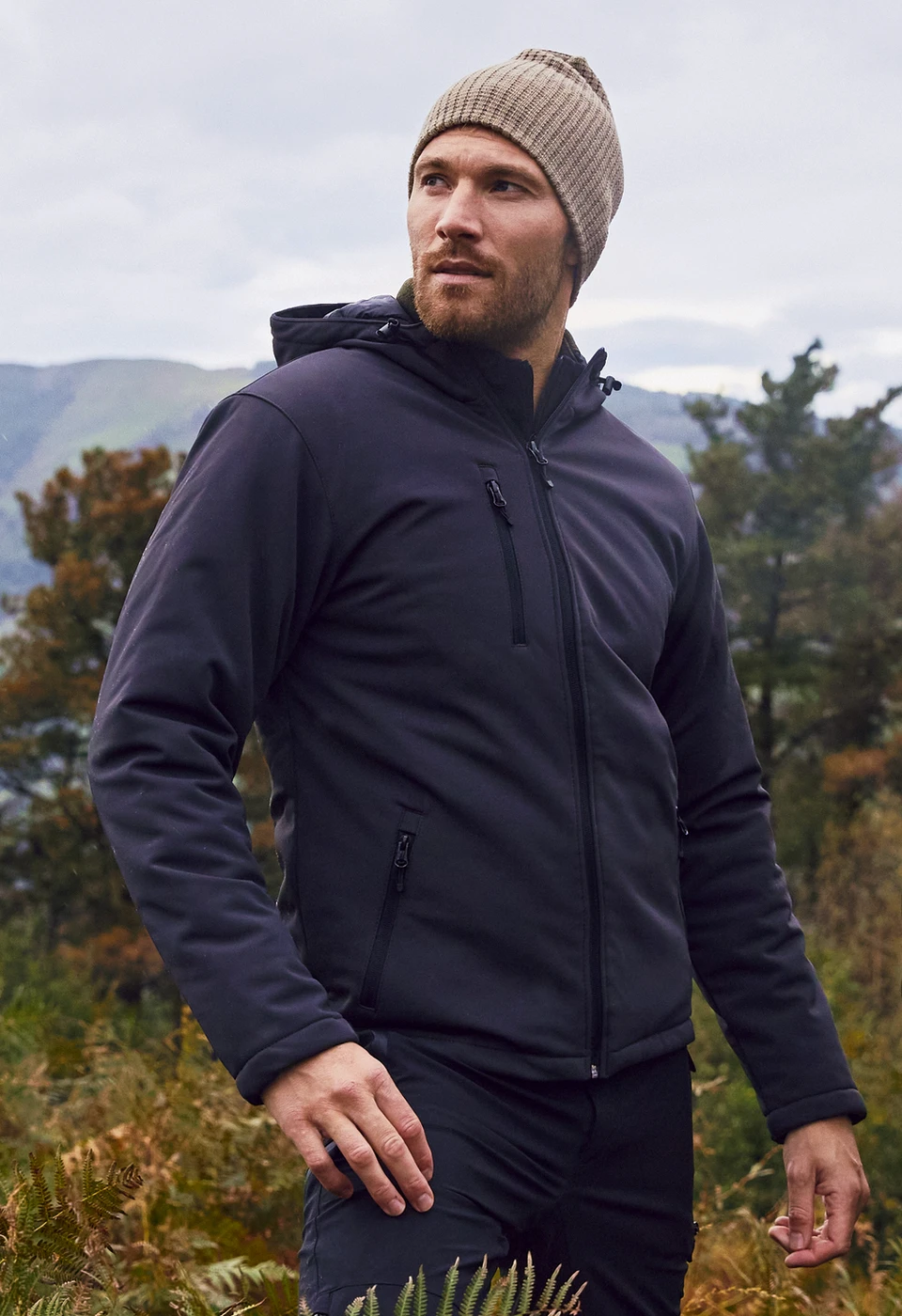 Clique Padded Softshell Hooded Jacket