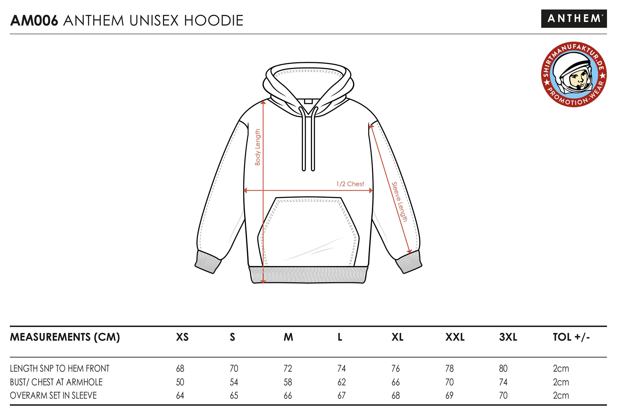 Anthem Unisex Hoodie