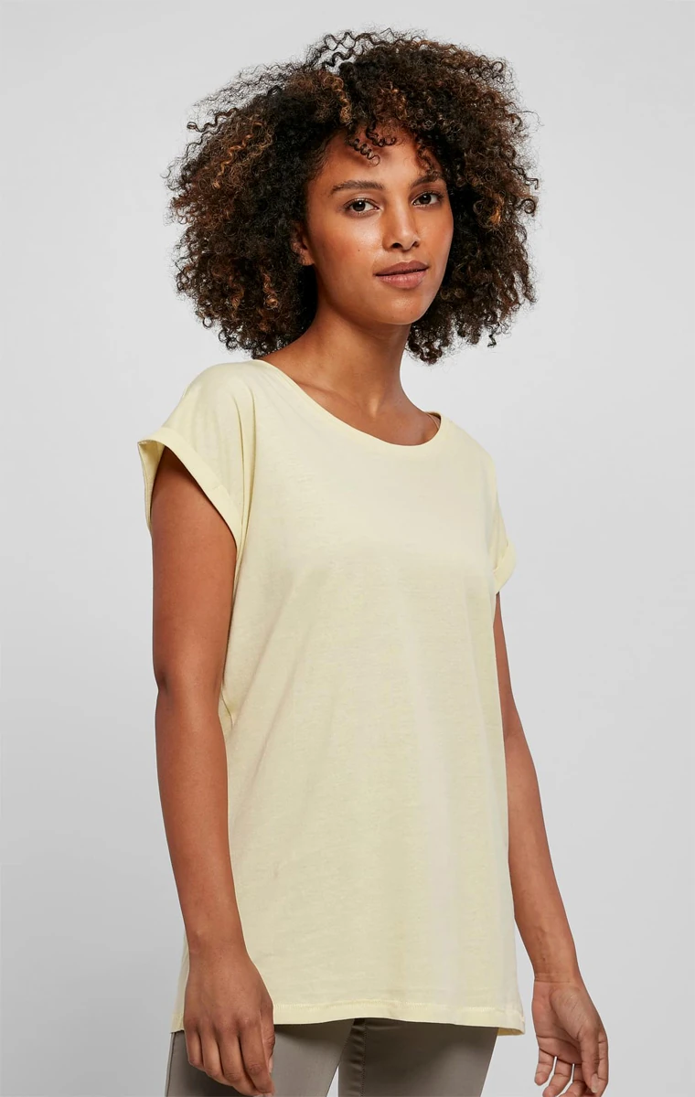 Build Your Brand Ladies Extended Shoulder Tee