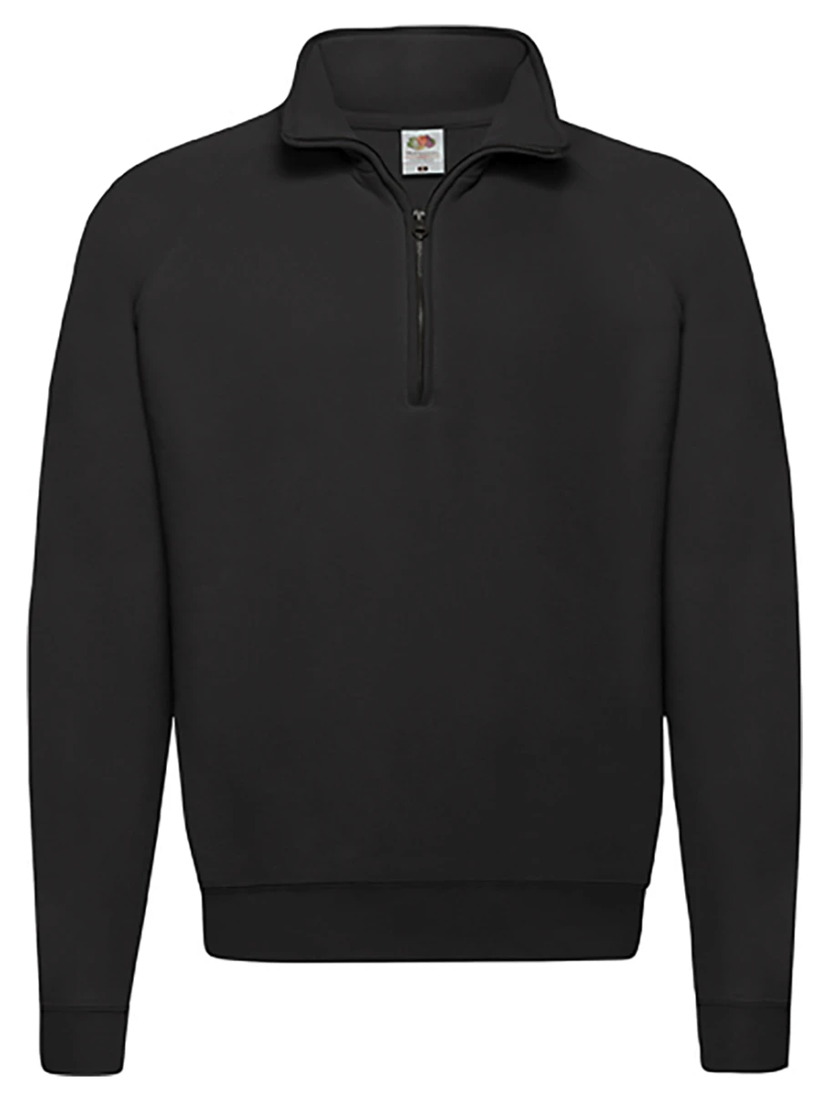 Fruit of the Loom Classic Zip Neck Sweat