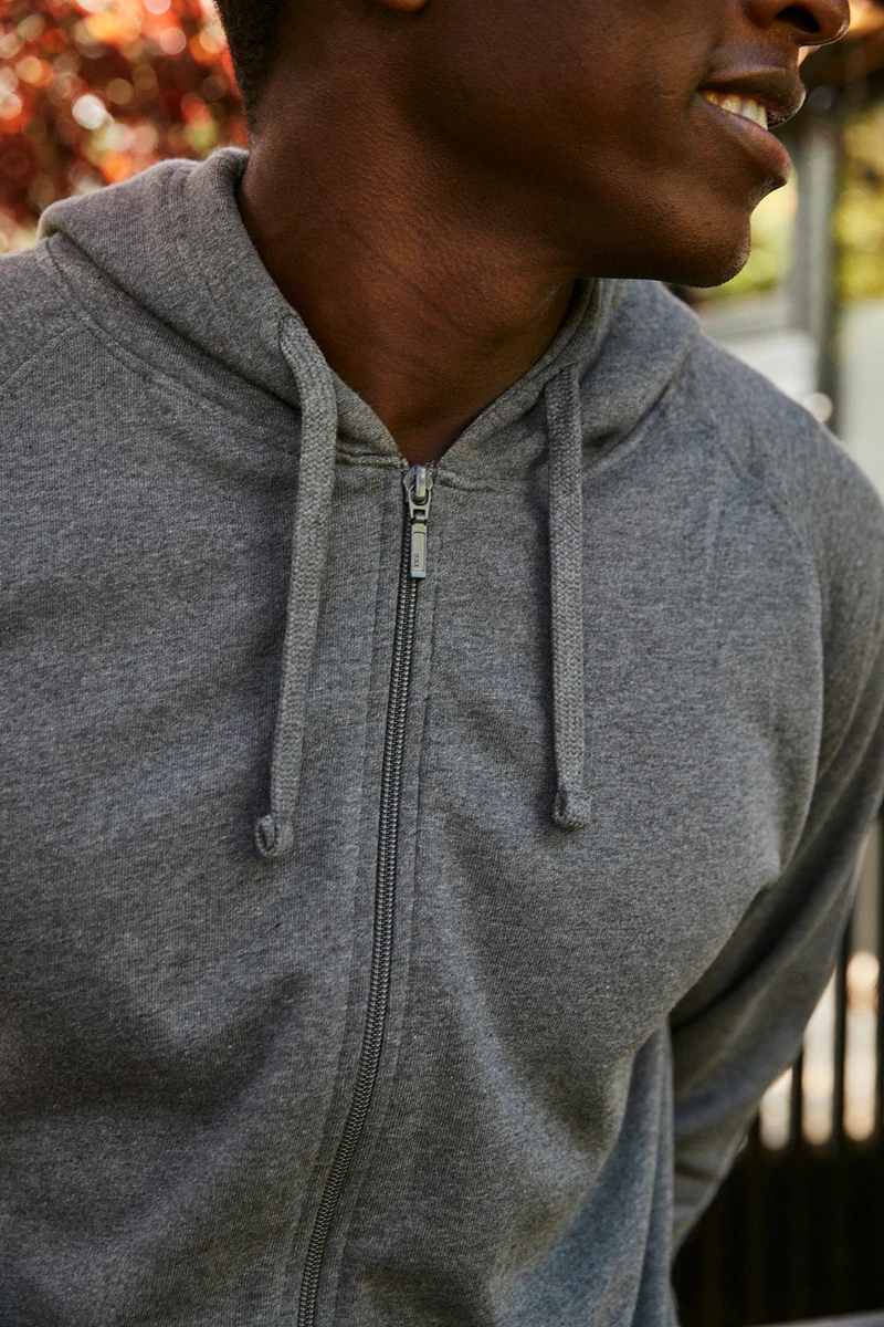 Neutral Mens Zip Hoodie