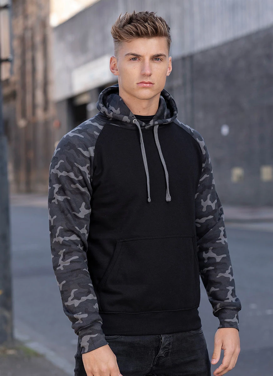 Just Hoods Baseball Hoodie