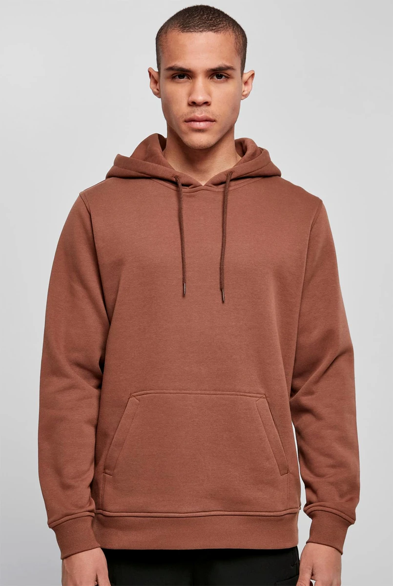 Build Your Brand Heavy Hoody, BY011 bark